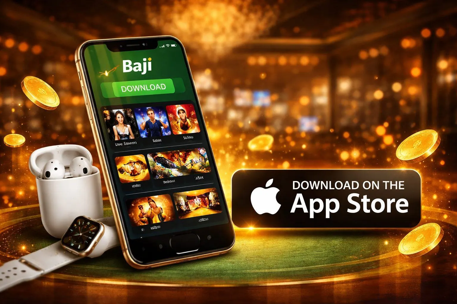 Baji App on iPhone